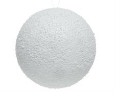 PALLINA DI NATALE IN POLISTEROLO INNEVATA 14 CM