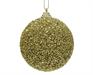 PALLINA DI NATALE GLITTER ORO 8 CM