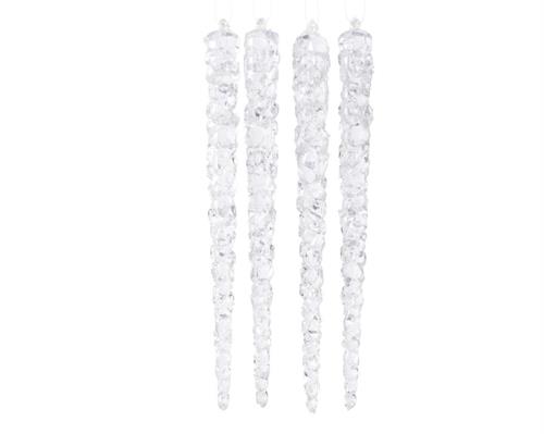 GHIACCIOLI 15 CM 4 PZ FLUORESCENTE