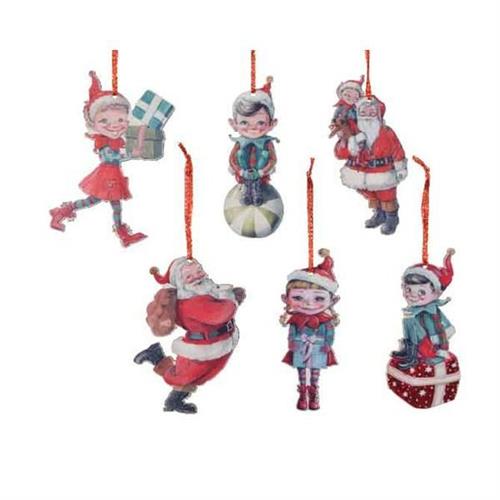 PENDENTE NATALIZIO 6 FIGURE ASSORTITE