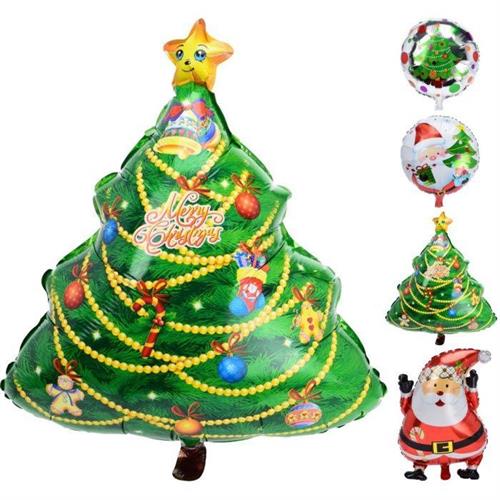 PALLONCINO NATALE 56X70CM 4ASS