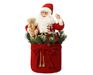 BABBO NATALE CON SACCO ROSSO IN MOVIMENTO H.63X34 CM