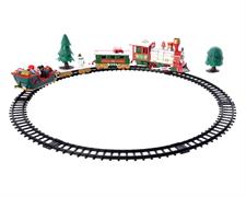 TRENINO NATALIZIO VARIE FIGURE CON SUONI E LUCI TOT PISTA 2,83