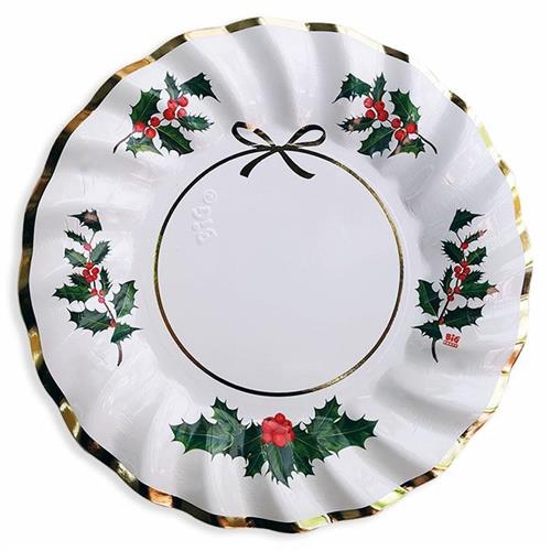 PIATTI FONDI 24CM CHRISTMAS CHIC 6PZ