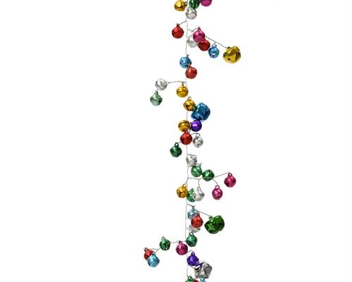 GHIRLANDA DI SONAGLI MULTICOLOR 120 CM