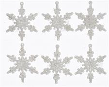 PENDENTE NATALIZIO FIOCCO DI NEVE 4.5 CM