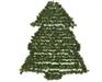 ALBERO DI NATALE DA PARETE H.100X80X9 CM