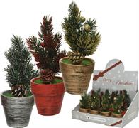 MINI ALBERO DI NATALE COLORI ASSORTITI