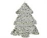 ALBERO DI NATALE DA PARETE INNEVATO H.100X80X9 CM