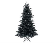 ALBERO DI NATALE NERO 210 CM BERLIN FIR