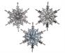 FIOCCHI DI NEVE DA APPENDERE ASSORTITI 12 CM