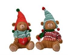 ORSETTO CON CAPPELLO MAGLIONE E SCIARPA
