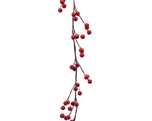 RAMO 130CM CON BACCHE ROSSE