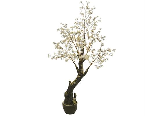 ALBERO FIORITO 165CM 450LED BIANCO CALDO