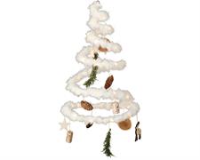 ALBERO A SPIRALE 28CM 40MICROLED BIANCO CALDO