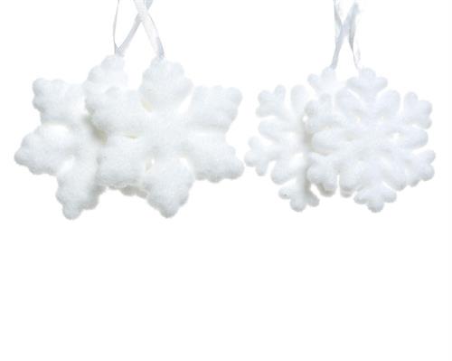 PENDENTE FIOCCO DI NEVE 2 PZ 11 CM