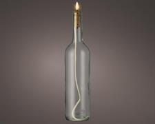 BOTTIGLIA CON LED LUCE FISSA BIANCO CALDO H.7,1X2,3 CM