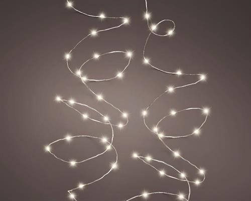 LUCI DI NATALE 180 MICROLED BIANCO CALDO