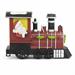 LOCOMOTIVA VAPORE CON LED 19CM