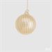 PALLINA DI NATALE VETRO ORO  8 CM -EDG- ENZO DE GASPERI