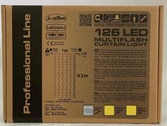 TENDA LUMINOSA 126 MAXILED BIANCO CALDO MULTIFLASH 24V H. 3MT