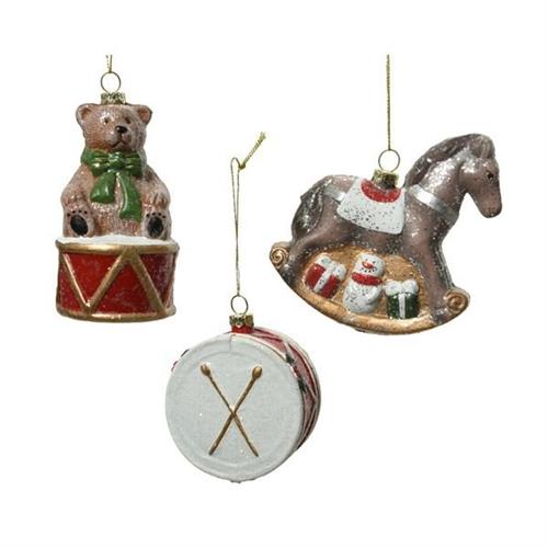 PENDENTI 11CM TAMBURO/CAVALLO A DONDOLO/ORSO 1 PZ ASSORTITO