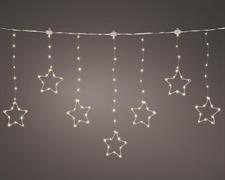 TENDA LUMINOSA STELLE LED BIANCO CALDO ESTERNO H.60X120 CM 8 GIO