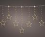 TENDA LUMINOSA STELLE LED BIANCO CALDO ESTERNO 156LED H.60X120 C