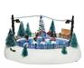 VILLAGGIO NATALIZIO CON PISTA GHIACCIO 27CM CON LUCI n:36