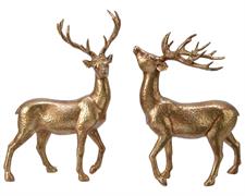 RENNA IN POLIRESINA ORO 26,1 CM 1 PZ ASSORTITO