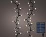 LUCI DI NATALE CON 500 LED BIANCO CALDO 11 MT SOLARE