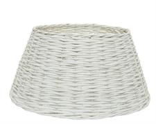 COPRIBASE PER ALBERO DI NATALE IN VIMINI BIANCO D.70 X H. 28 CM