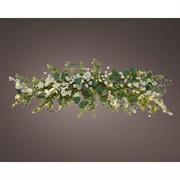 GHIRLANDA CON BACCHE H. 28CM 60 LUCI LED BIANCO CALDO