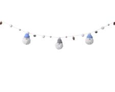 GHIRLANDA DECORATIVACON PUPAZI DI NEVE
