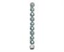 PALLINE DI NATALE CELESTI 6 CM CONFEZIONE 10 PZ