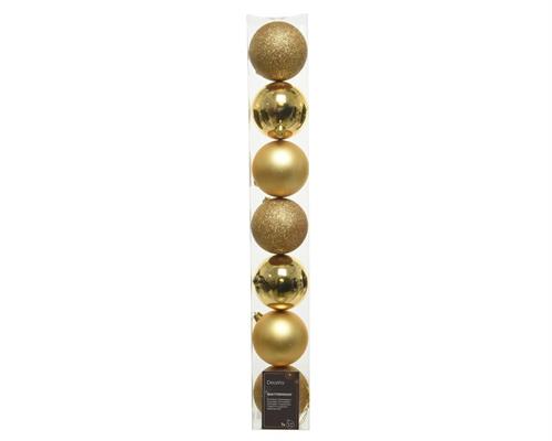 PALLINE DI NATALE ASSORTITE 8 CM CONFEZIONE 7 PZ