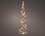 CONO RATTAN 20X80 CM CON LUCI LED