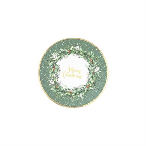 PIATTI CHRISTMAS GARLAND 21 CM 8 PZ