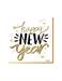 TOVAGLIOLI HAPPY NEW YEAR WHITE 33X33 CM 16 PZ