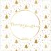 TOVAGLIOLI GOLD LITTLE TREES 33X33 CM 16 PZ
