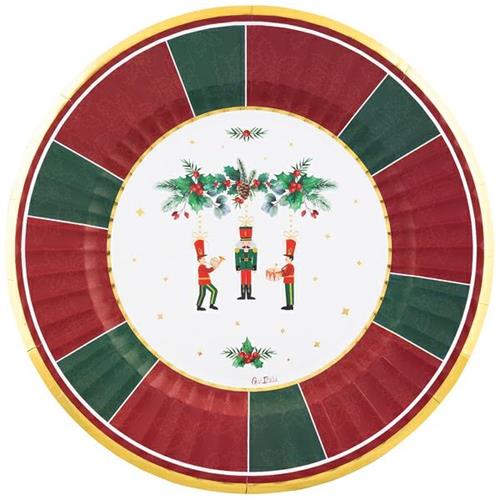 PIATTI IN CARTA LA FAVOLA DI NATALE 6 PZ 33 CM