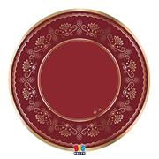 SOTTOPIATTI ROYAL RED GOLD 6 PZ 32 CM