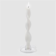 PORTACANDELE DISCO A RIGHE H.3 CM