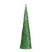 CONO ALBERO VERDE GLITTER CON STRASS H.46 CM