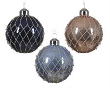 PALLINA DI NATALE 3 ASSORTITI 8 CM