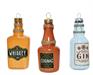 PENDENTE BOTTIGLIA LIQUORE IN VETRO  1 PZ ASSORTITO