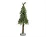 MINI ALBERO DI NATALE VERDE CON GLITTER H.75 CM