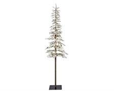 ALBERO DI NATALE 180 CM SNOWY ALPINE 150 MICROLED BIANCO CALDO