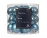 PALLINE DI NATALE AZZURRE 2,5 CM CONFEZIONE 24 PZ