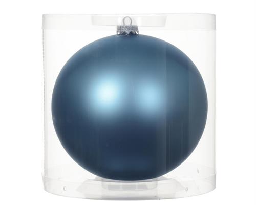 PALINA DI NATALE AZZURRO OPACO 15 CM